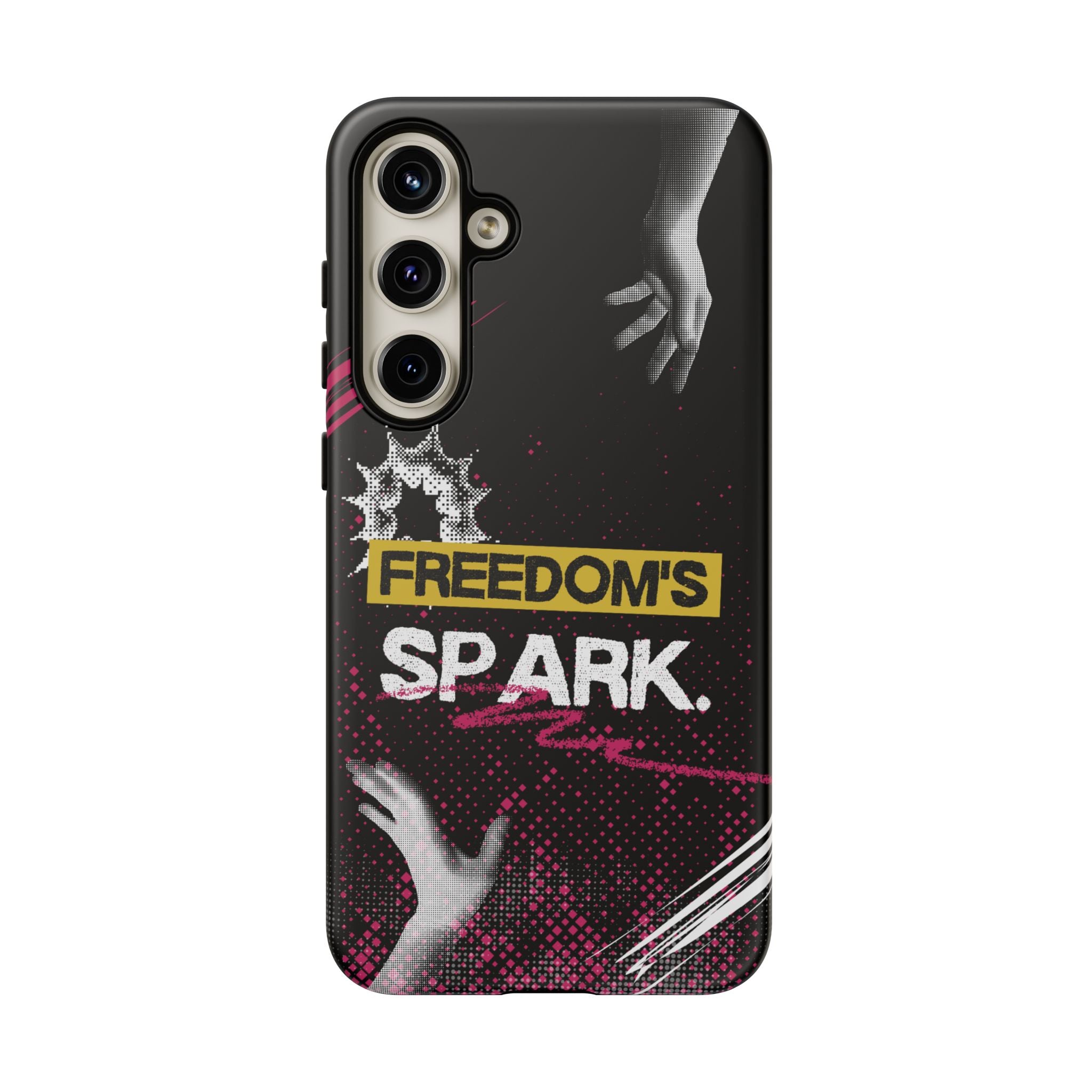 Tough Cases - Freedom's Spark Motivationsl Themed Phone Protection for iPhone, Samsung, and Google Pixel (Matte/Glossy)