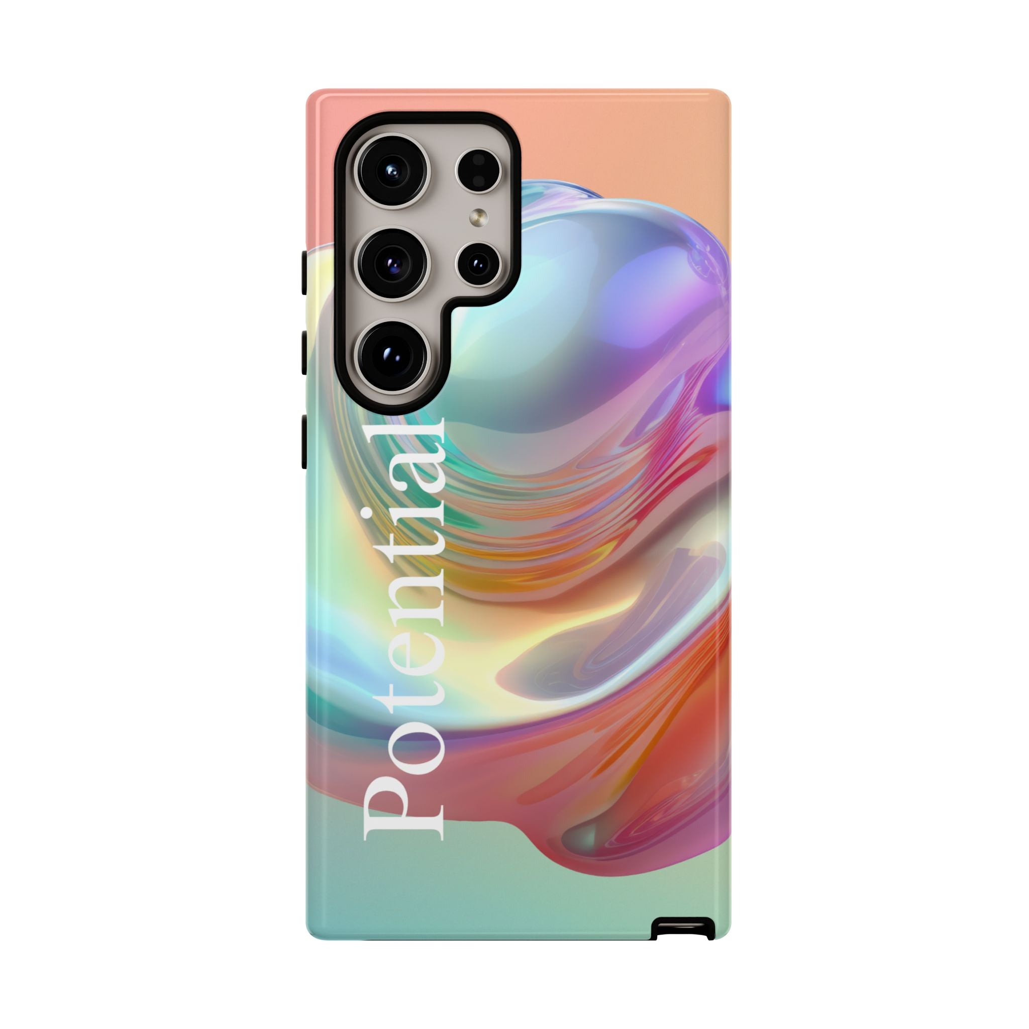 Colorful Phone Tough Case - "Potential" Metamorph Design