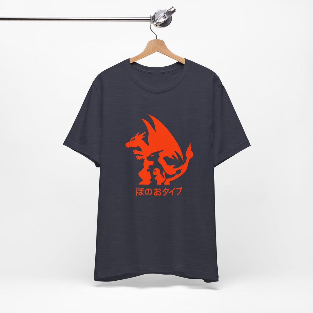 T-Shirt Unisex Dragon Graphic Tee - Perfect for Gamers, Anime Lovers, Casual Wear, Birthday Gifts, Fun Events, Cozy Vibes Heather Midnight Navy