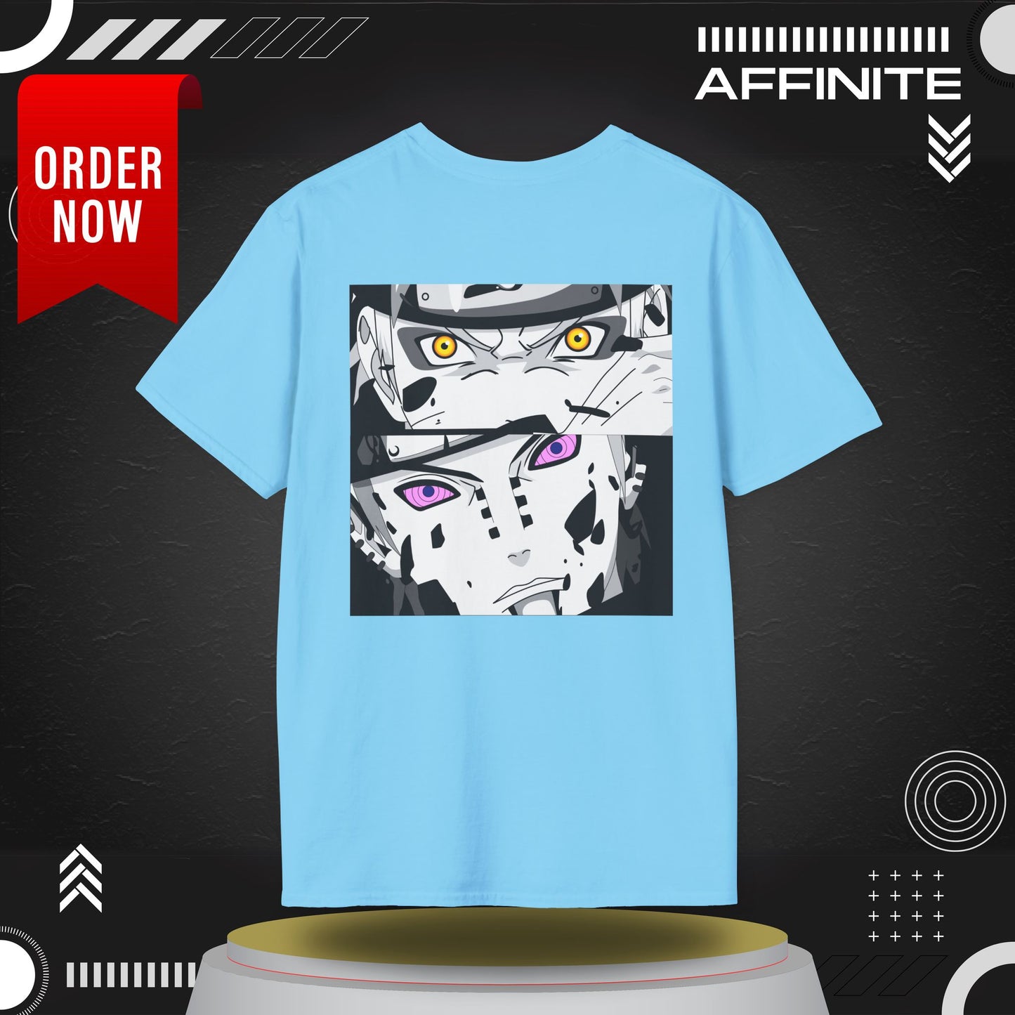 T-Shirt Anime-Jiraiya Inspired Unisex Softstyle T-Shirt with Bold Graphics
