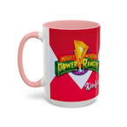 Mighty Morphin Power Rangers Pink Ranger Ceramic Mug - 11oz & 15oz Coffee Mug - Accent Mug for Pop Culture Fans