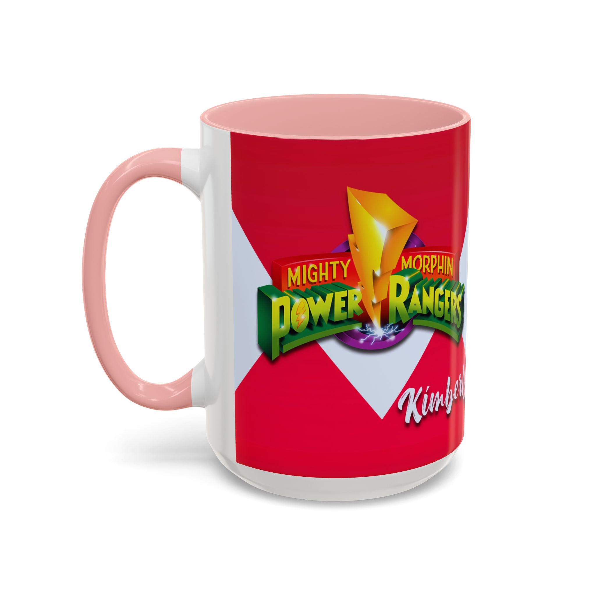 Mighty Morphin Power Rangers Pink Ranger Ceramic Mug - 11oz & 15oz Coffee Mug - Accent Mug for Pop Culture Fans