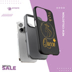 Tough Case Queen Phone Case – Matte & Glossy Crown Design for iPhone, Samsung & Pixel