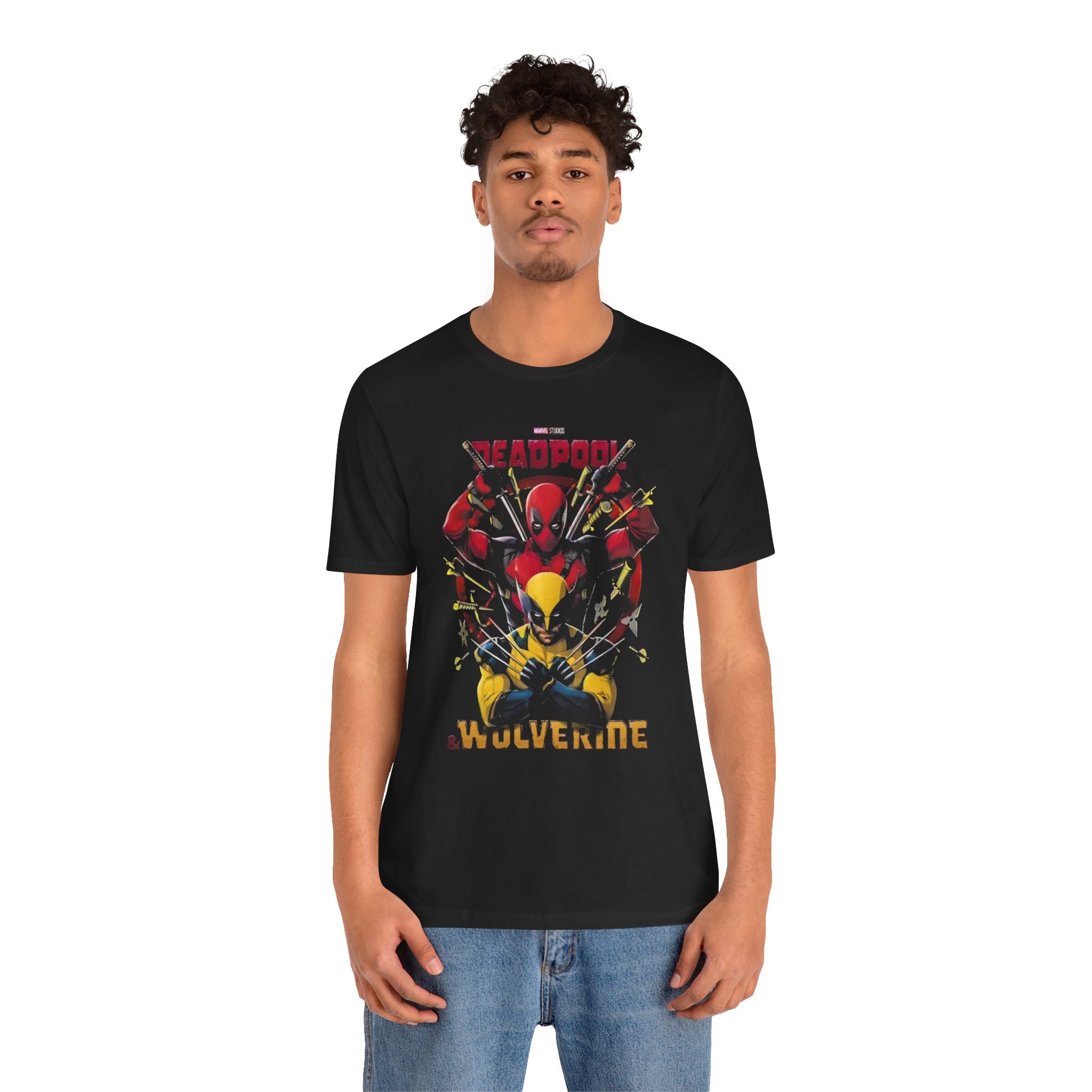 Wolverine and Deadpool T-Shirt – Soft Cotton Graphic Tee for Marvel Fans | Unisex Crew Neck