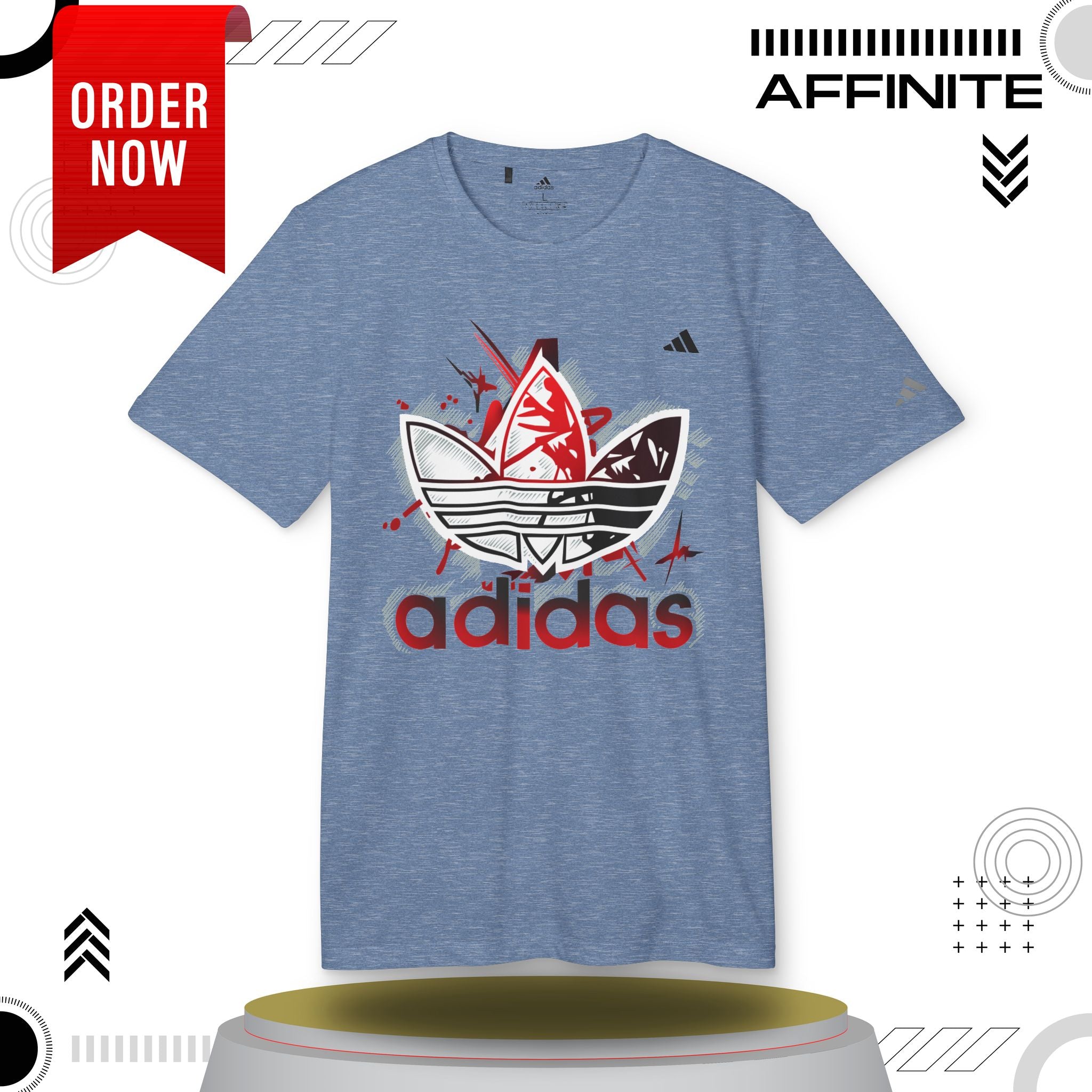 T-Shirt Unleash Your Potential: The Ultimate Guide to adidas Performance T-Shirts for Peak Athletic Performance Collegiate Navy Heather