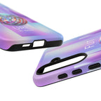 Futuristic Gradient Tough Case – 'Future is Now' 3D Design | Shockproof & UV Protected