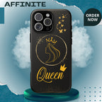 Tough Case Queen Phone Case – Matte & Glossy Crown Design for iPhone, Samsung & Pixel iPhone 16 Pro Max Matte