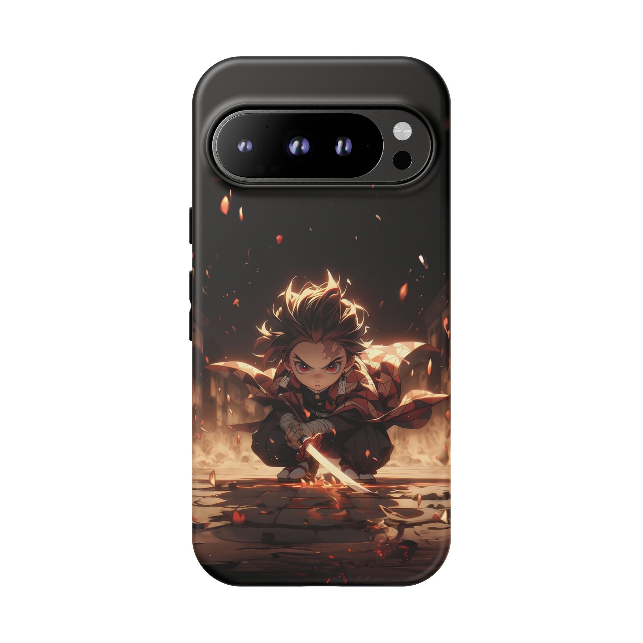 Tough Phone Case – Chibi Tanjiro Kamado Anime Protective Case for iPhone & Samsung