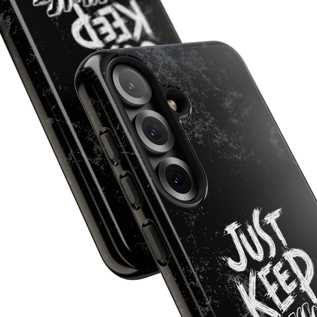 Tough Cases - Keep Moving Forward Quote Themed Phone Protection for iPhone, Samsung, and Google Pixel (Matte/Glossy)