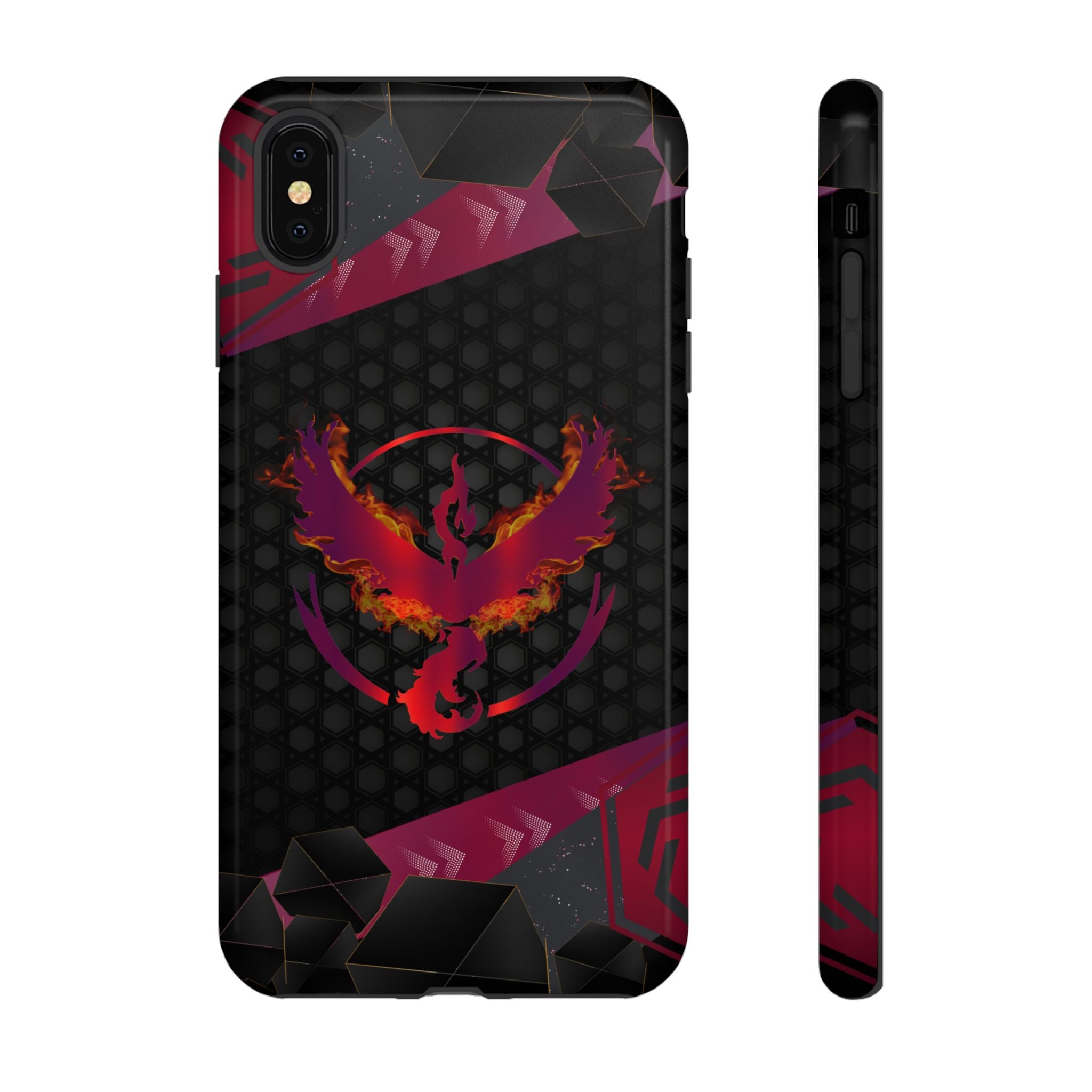 Pokémon Phone Case – Team Valor Tough & Rugged Dual-Layer Protection for iPhone, Samsung, Pixel | Wireless Charging Ready