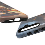 Chibi Zenitsu Lightning Tough Phone Case – Anime Protective Case for iPhone & Samsung, UV Resistant, Durable & Stylish