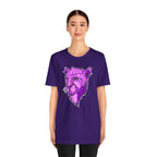 T-Shirt Vibrant Purple Leopard Tee - Unisex Jersey Shirt, Wild Animal Print, Graphic Tee, Gifts for Nature Lovers, Unique Artwear, Stylish [...]
