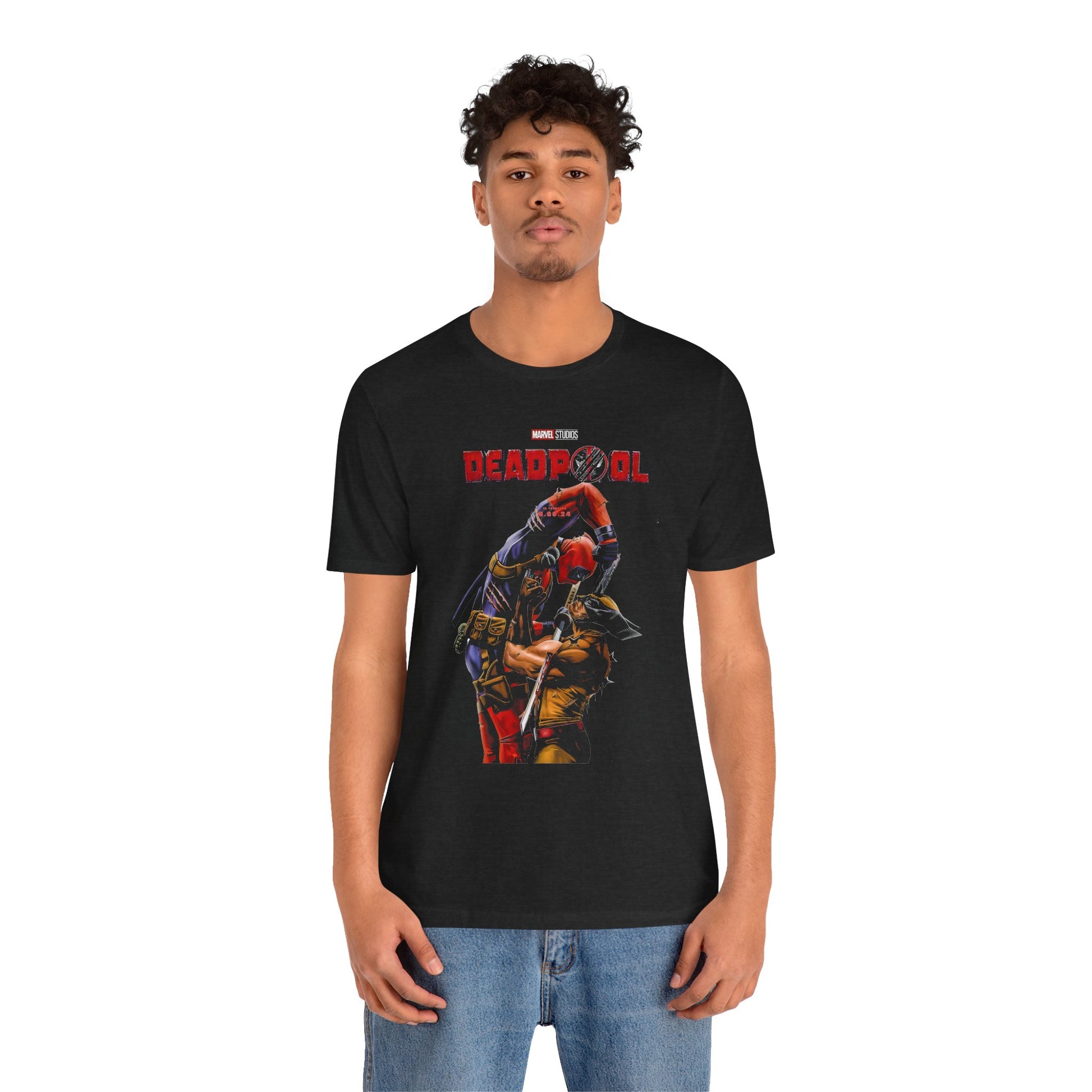 T-Shirt Deadpool Graphic Unisex Jersey Tee - Perfect for Comic Fans