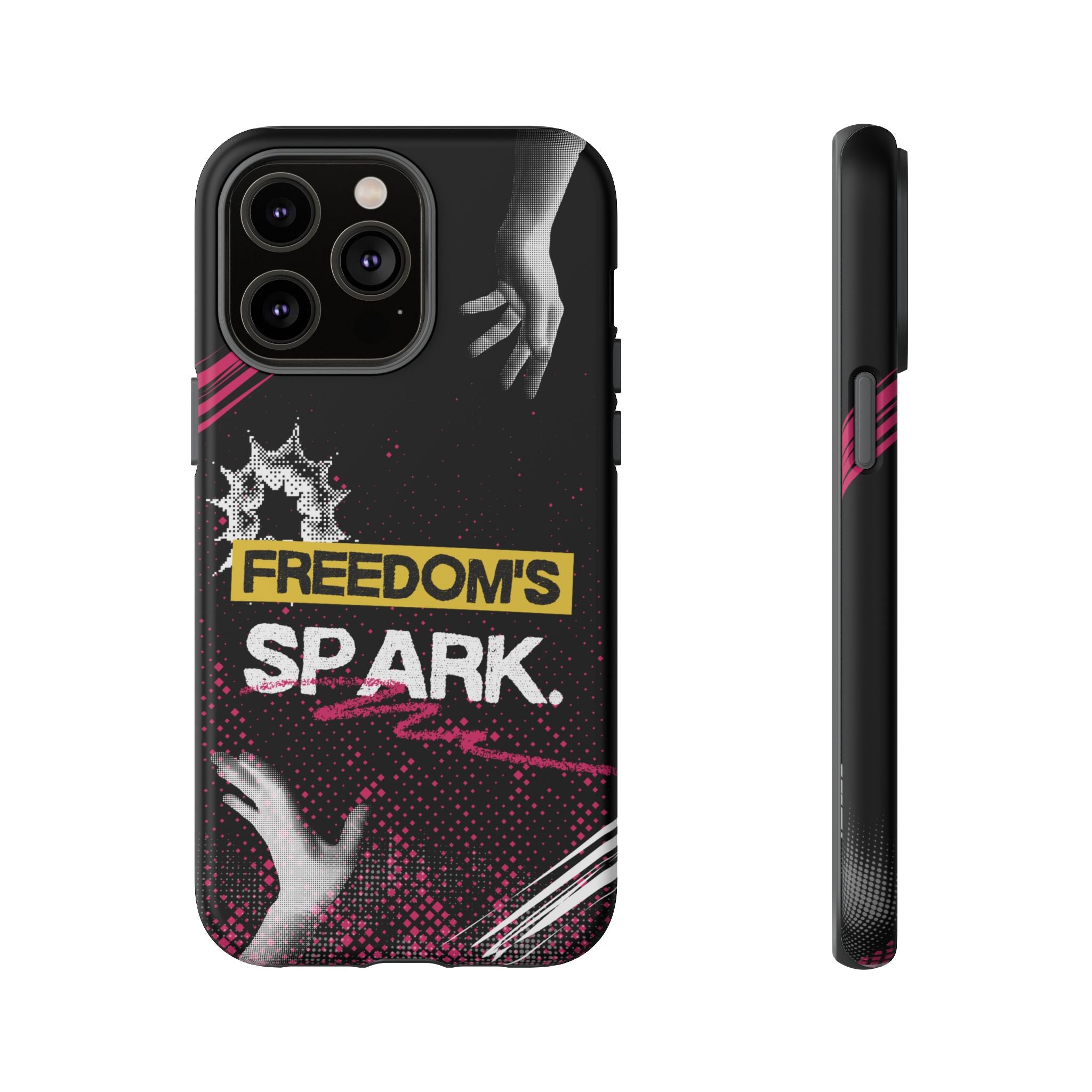 Tough Cases - Freedom's Spark Motivationsl Themed Phone Protection for iPhone, Samsung, and Google Pixel (Matte/Glossy)