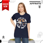 T-Shirt Awesome Bear T-Shirt - Fun Graphic Unisex Tee for Teen & Adults (100% Cotton)
