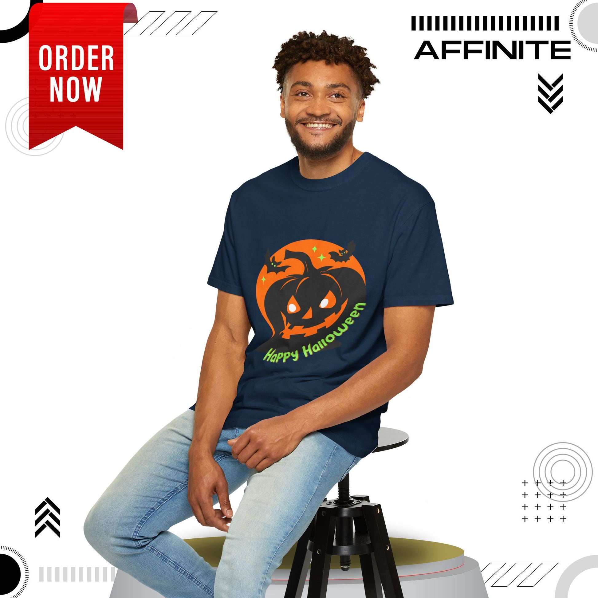 T-Shirt Mens Halloween T Shirts - Wickedly Soft Garment-Dyed Tee