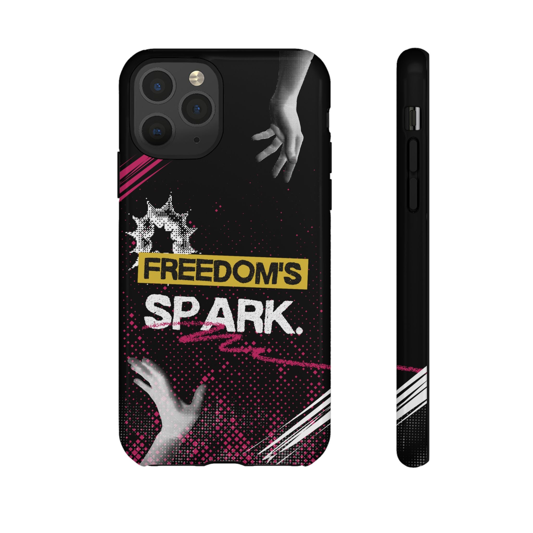 Tough Cases - Freedom's Spark Motivationsl Themed Phone Protection for iPhone, Samsung, and Google Pixel (Matte/Glossy)