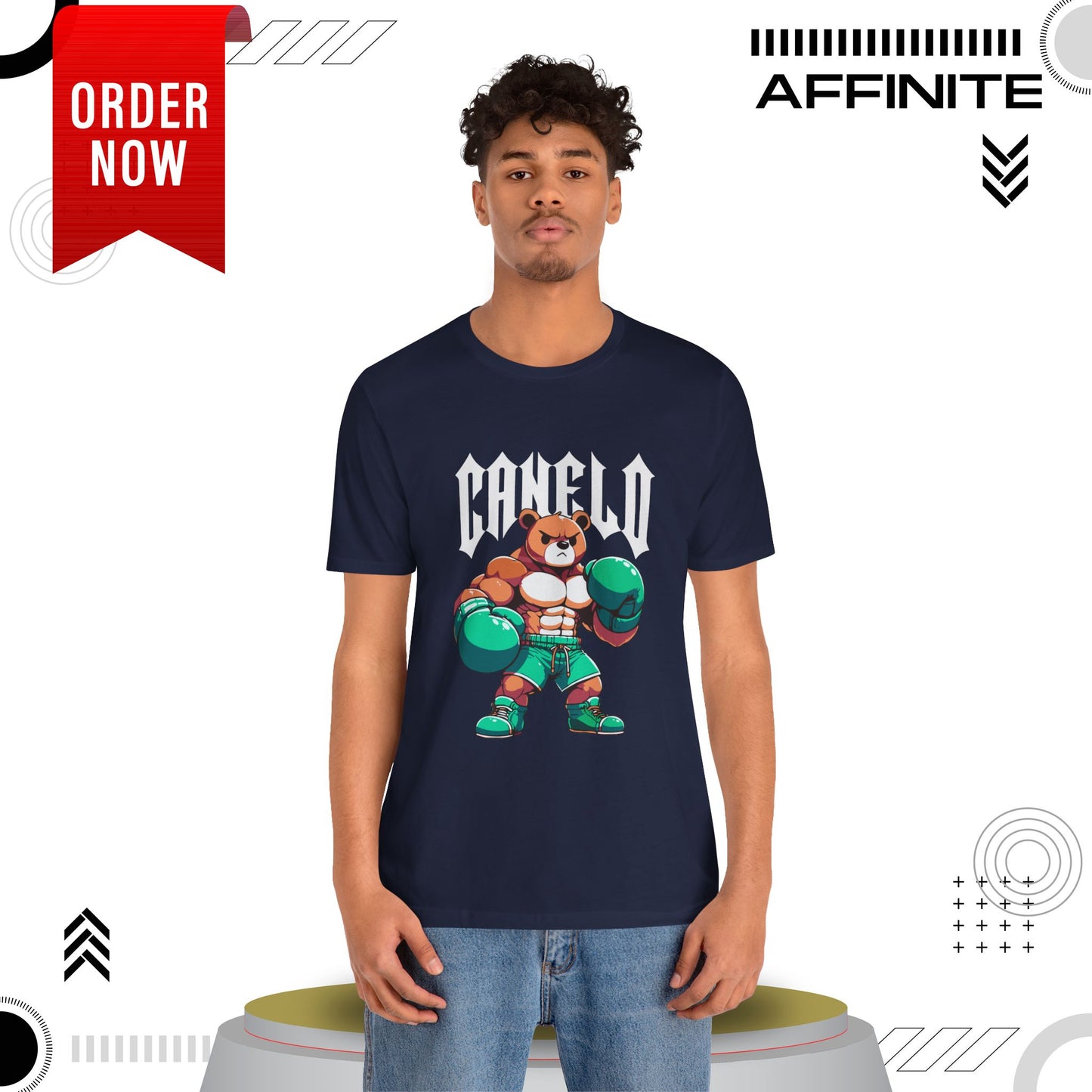 T-Shirt Boxing Bear T-Shirt - Unisex Jersey Short Sleeve Tee Inspired by Canelo