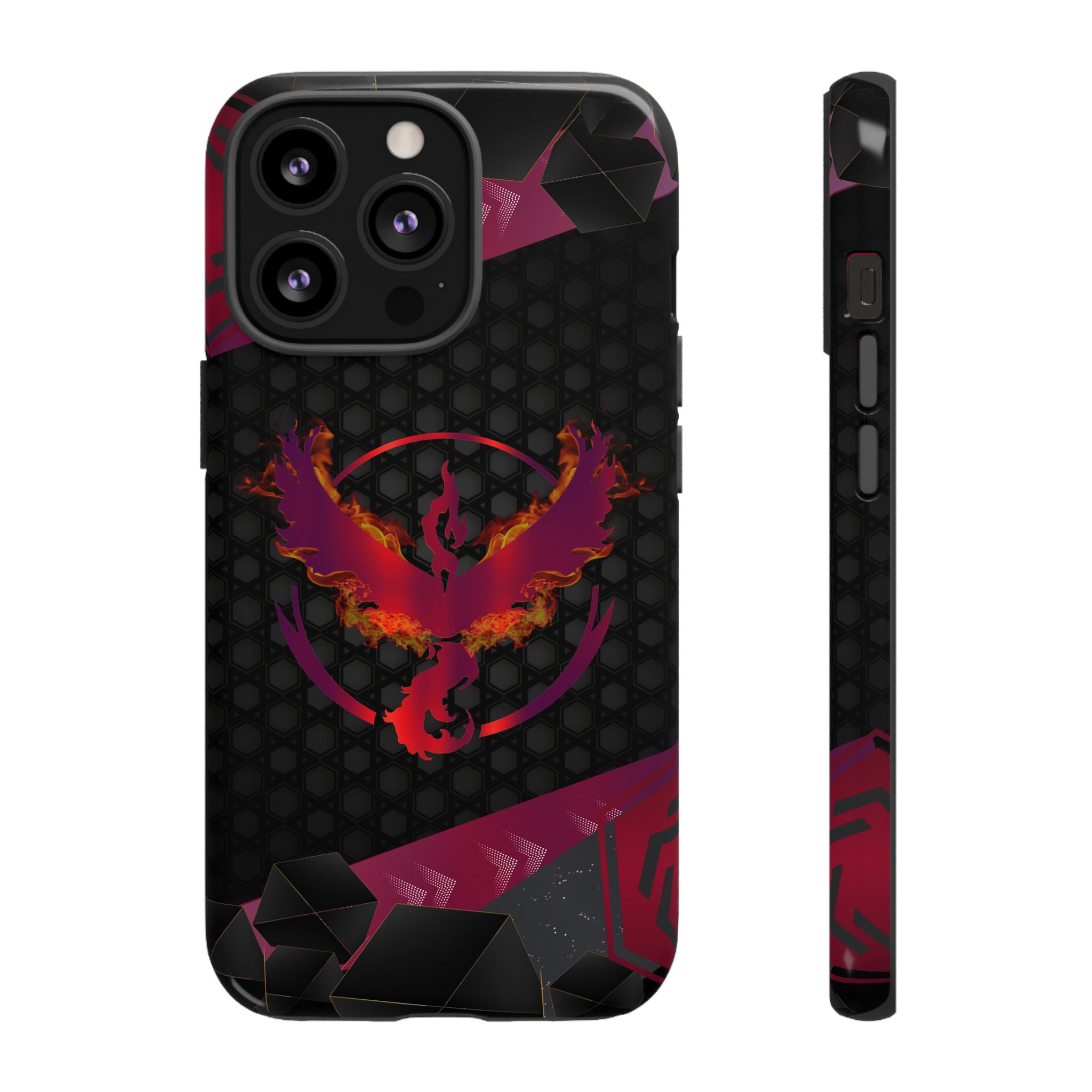 Pokémon Phone Case – Team Valor Tough & Rugged Dual-Layer Protection for iPhone, Samsung, Pixel | Wireless Charging Ready