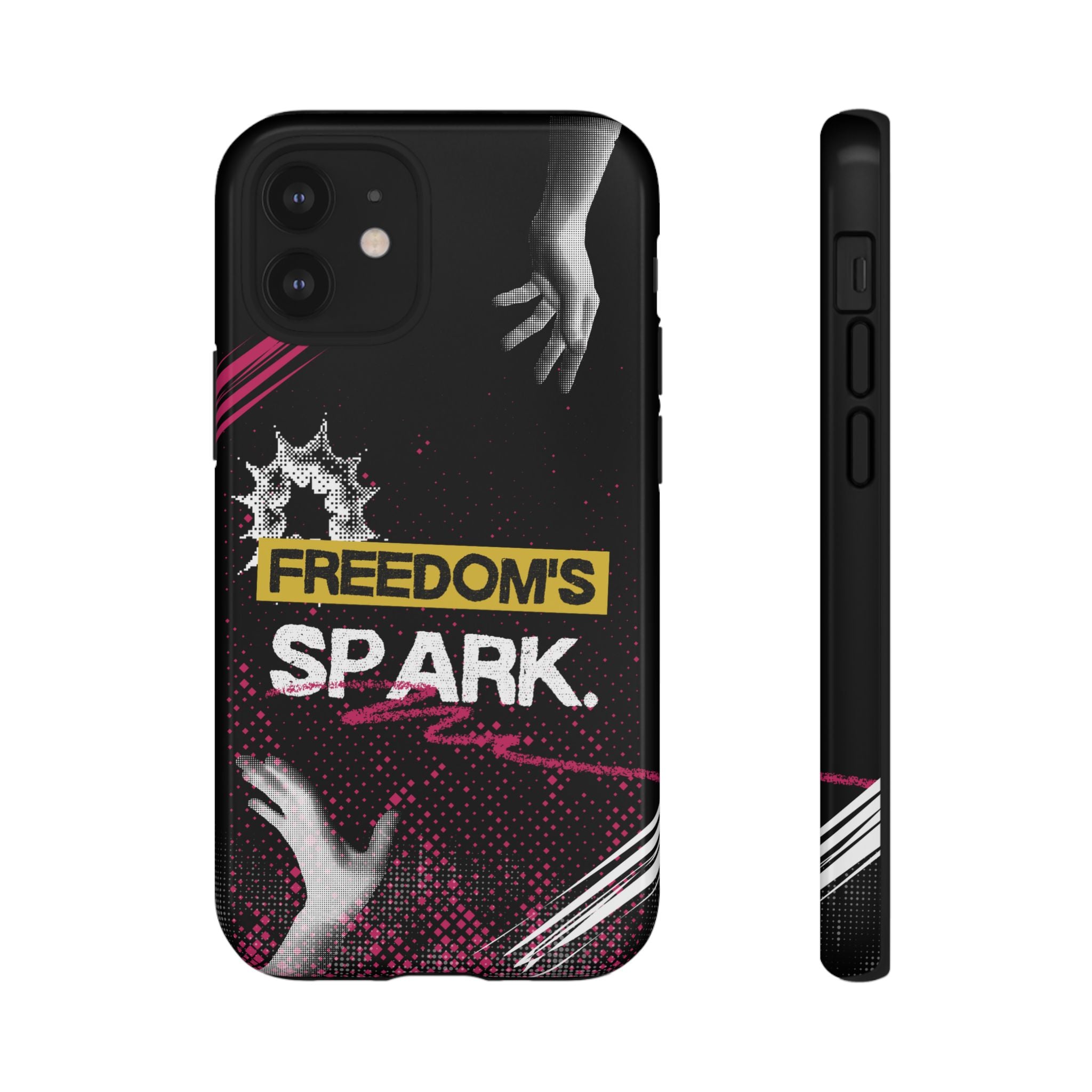 Tough Cases - Freedom's Spark Motivationsl Themed Phone Protection for iPhone, Samsung, and Google Pixel (Matte/Glossy)
