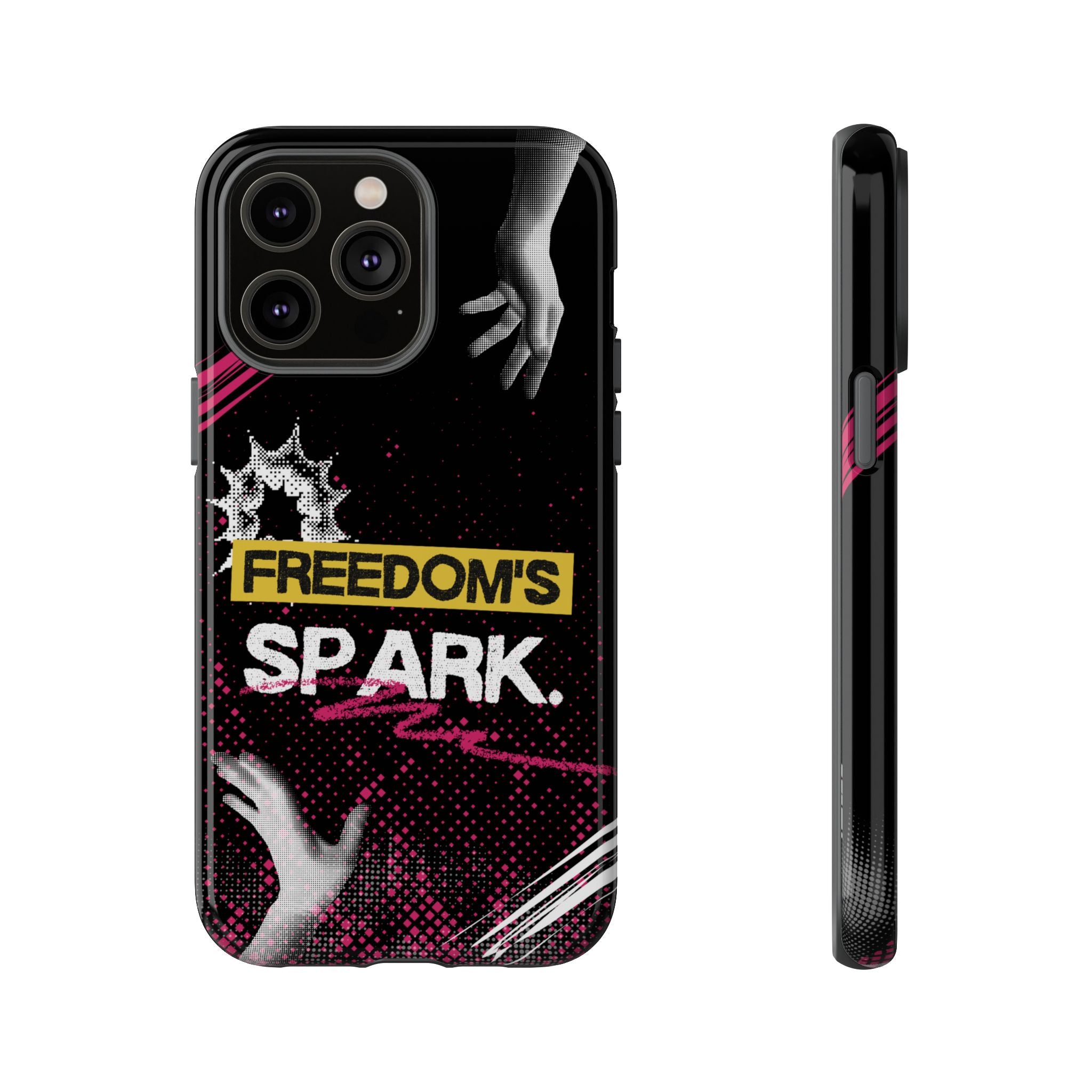 Tough Cases - Freedom's Spark Motivationsl Themed Phone Protection for iPhone, Samsung, and Google Pixel (Matte/Glossy)