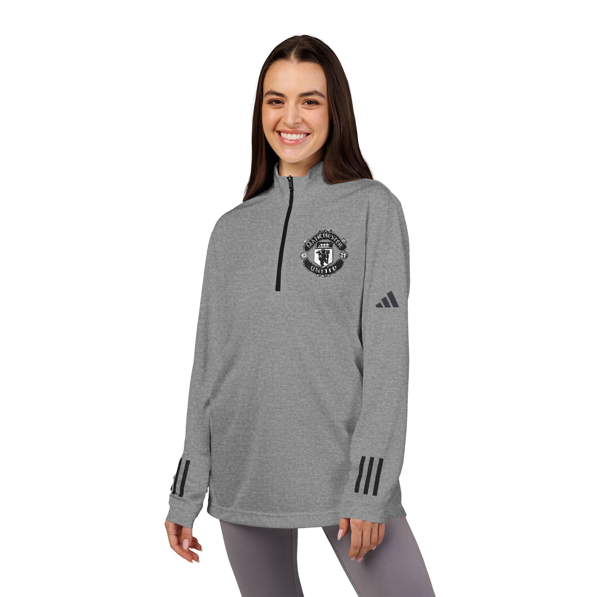 Sweatshirt adidas® Quarter-Zip Pullover (Embroidery)