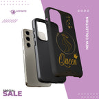 Tough Case Queen Phone Case – Matte & Glossy Crown Design for iPhone, Samsung & Pixel