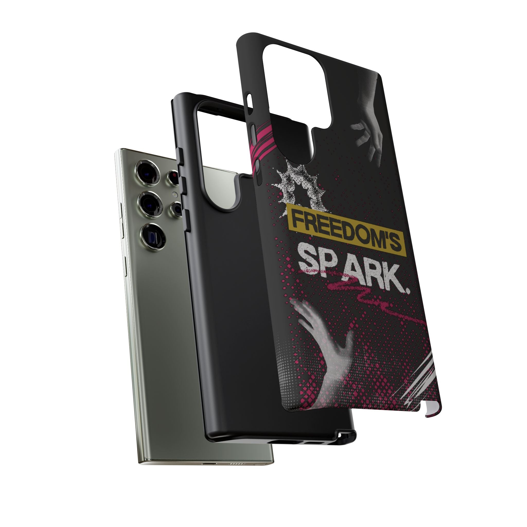 Tough Cases - Freedom's Spark Motivationsl Themed Phone Protection for iPhone, Samsung, and Google Pixel (Matte/Glossy)