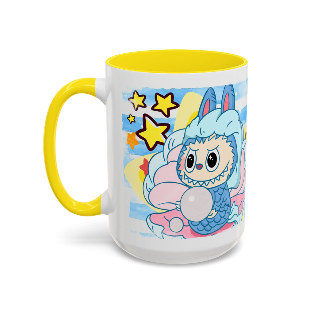 Lazy Yoga Accent Coffee Mug - Cute Animal Design 11oz & 15oz