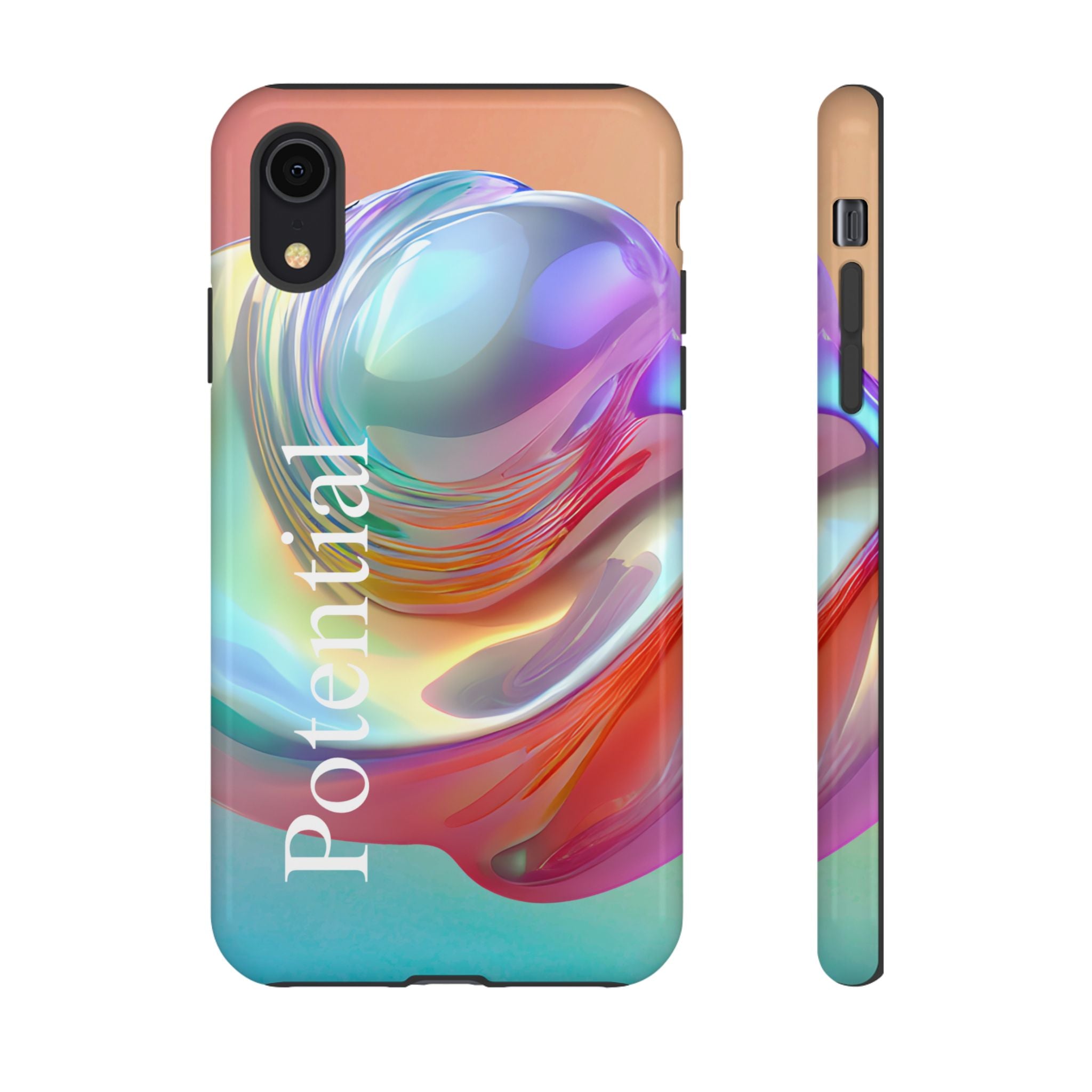 Colorful Phone Tough Case - "Potential" Metamorph Design