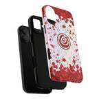 Tough Cases - Red Blossom Elegance Themed Phone Protection for iPhone, Samsung, and Google Pixel (Matte/Glossy)
