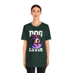 T-Shirt Unisex Dog Lover Shirt | Graphic T-Shirt with Dog Design and 'Dog Lover' Text