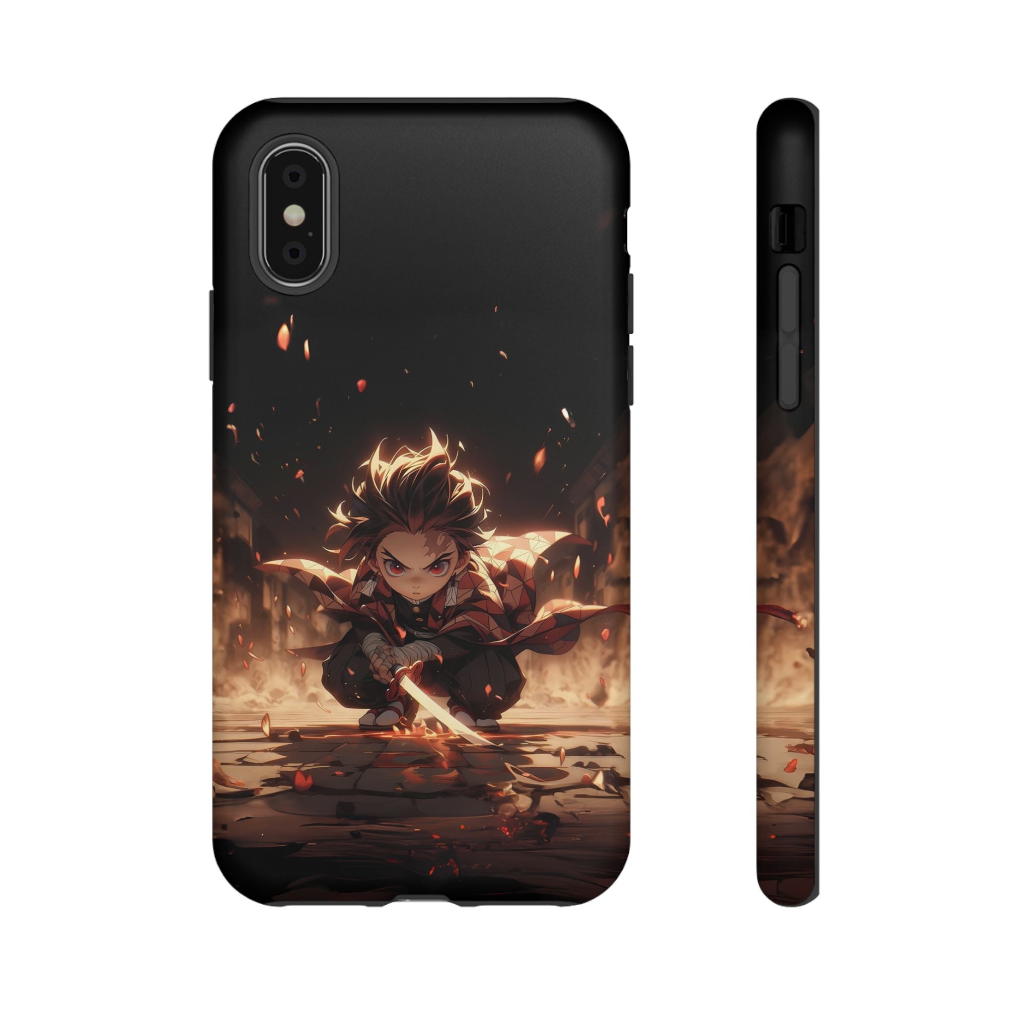 Tough Phone Case – Chibi Tanjiro Kamado Anime Protective Case for iPhone & Samsung