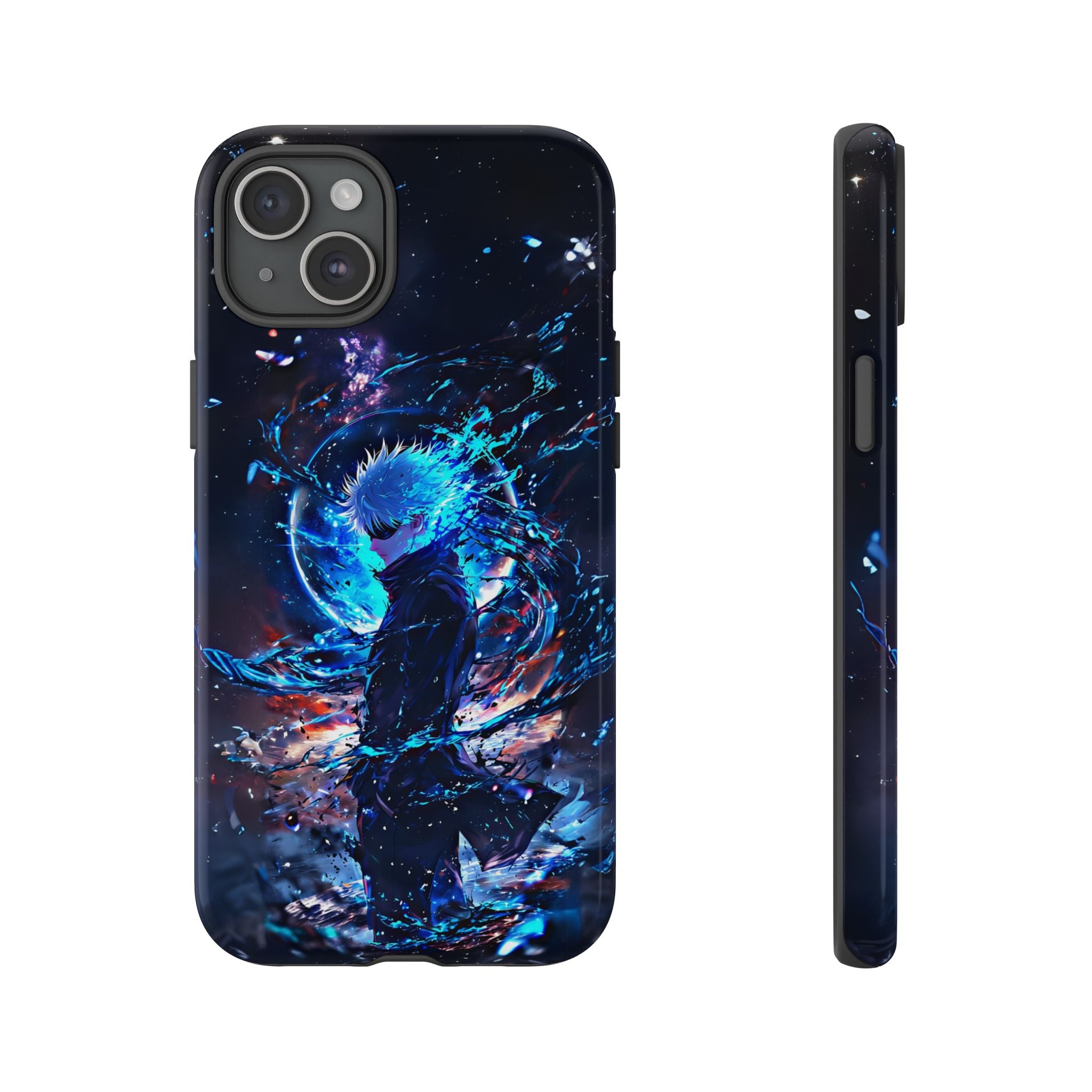 Anime Tough Phone Case – Gojou Satoru Design for iPhone, Samsung, and Google Pixel