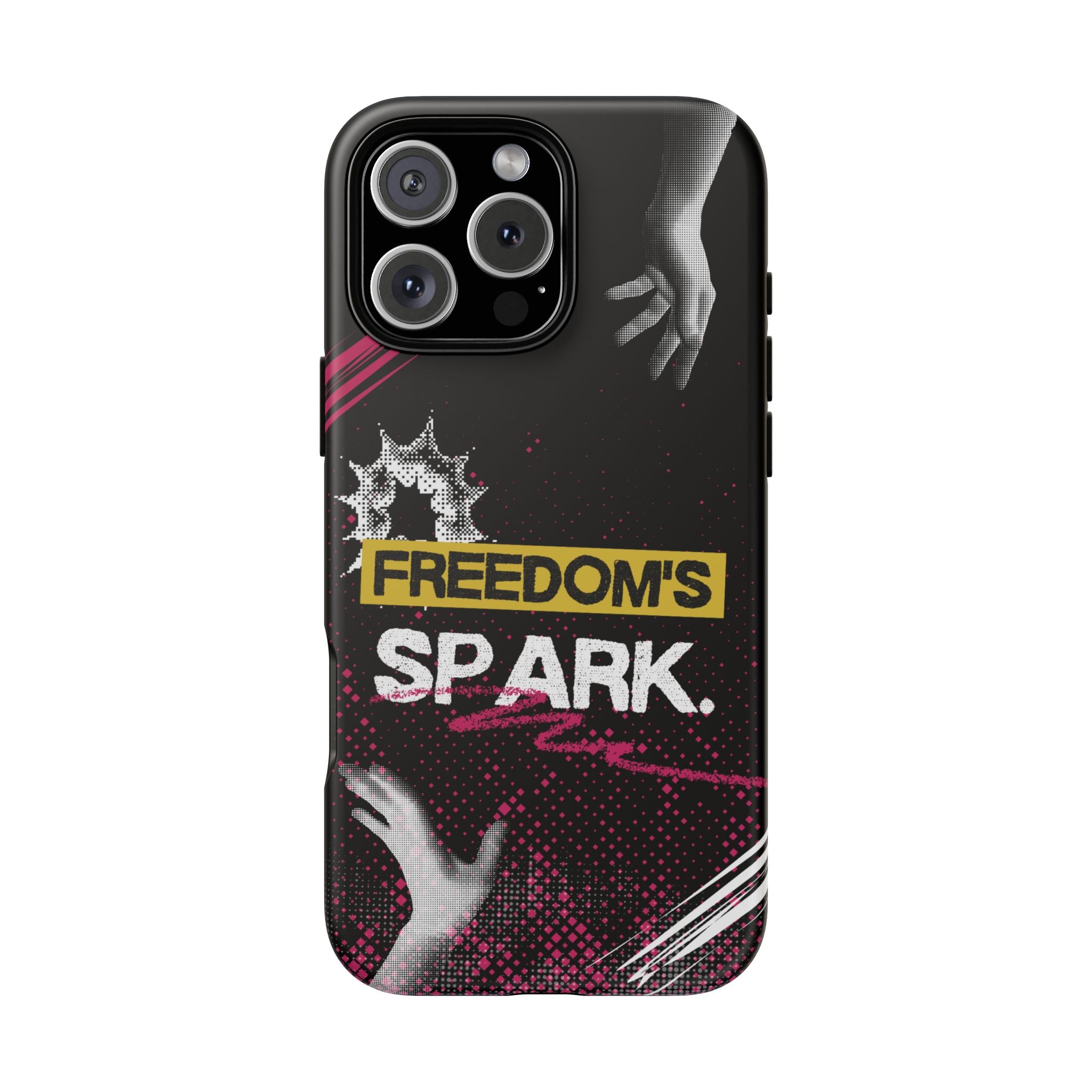 Tough Cases - Freedom's Spark Motivationsl Themed Phone Protection for iPhone, Samsung, and Google Pixel (Matte/Glossy)