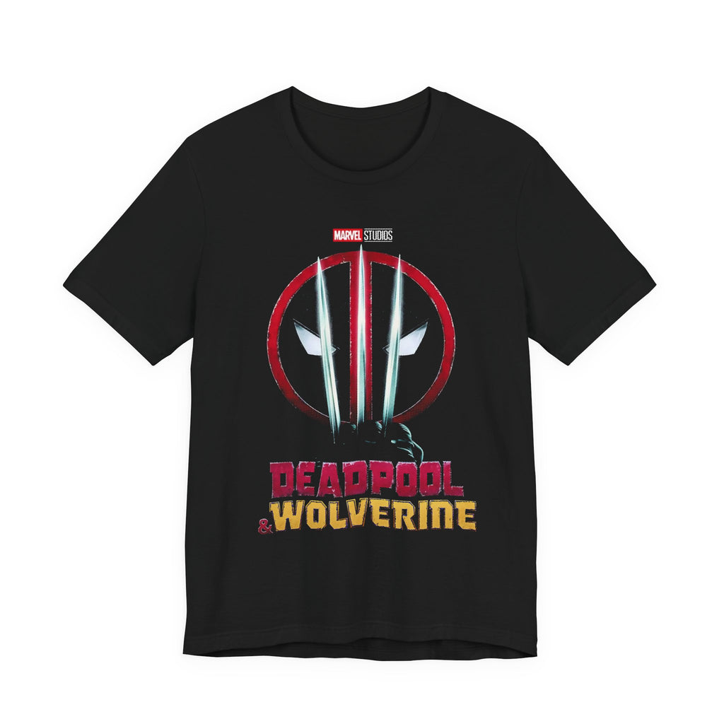 Deadpool and Wolverine T-Shirt – Marvel Graphic Tee for Comic Fans | Unisex Cotton Jersey