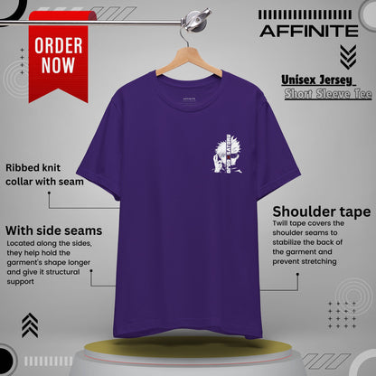 T-Shirt Unisex Anime Jujutsu Kaisen T-shirt - Gojou Satoru Design Team Purple