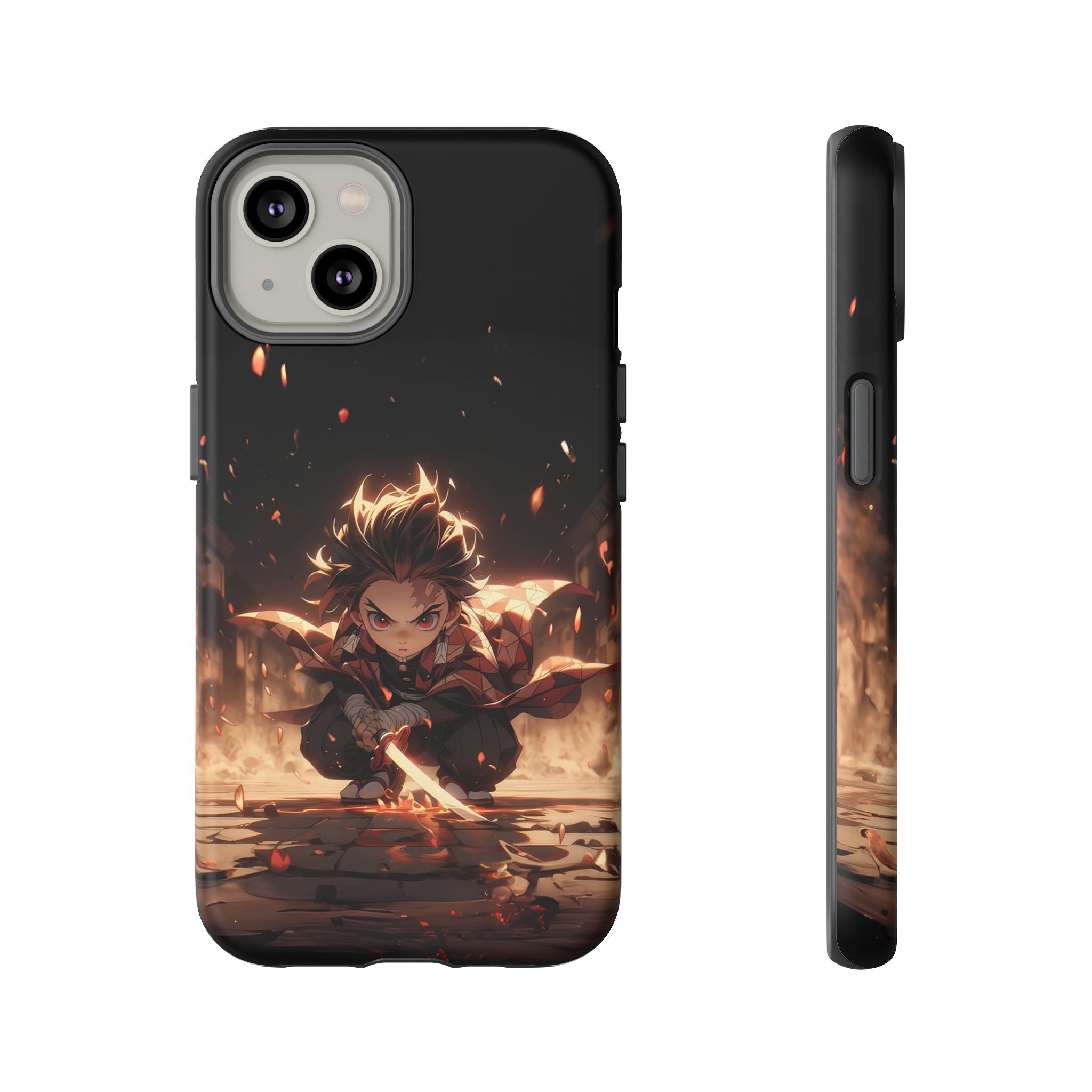 Tough Phone Case – Chibi Tanjiro Kamado Anime Protective Case for iPhone & Samsung