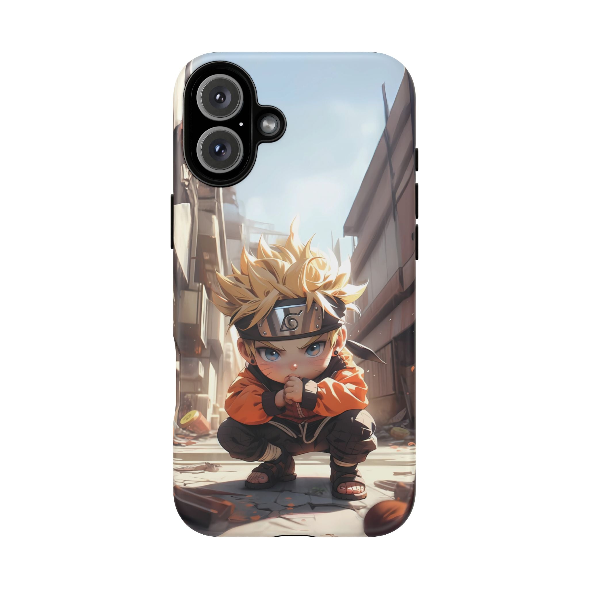 Chibi Naruto Tough Phone Case – Anime Protective Case for iPhone & Samsung, UV Resistant, Durable & Stylish