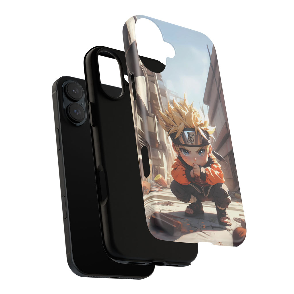Chibi Naruto Tough Phone Case – Anime Protective Case for iPhone & Samsung, UV Resistant, Durable & Stylish