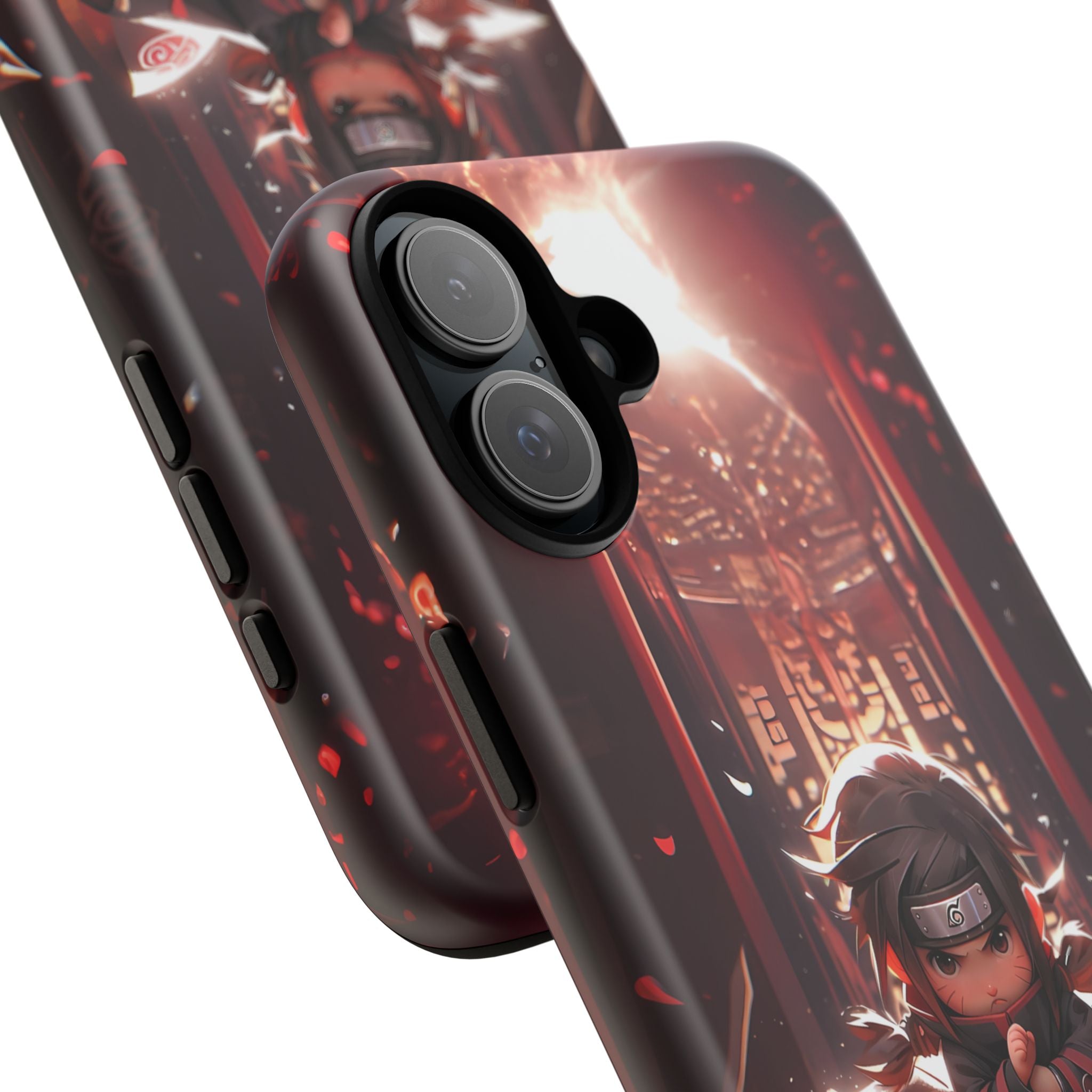 Chibi Itachi Tough Phone Case – Anime Protective Case for iPhone & Samsung, UV Resistant, Durable & Stylish