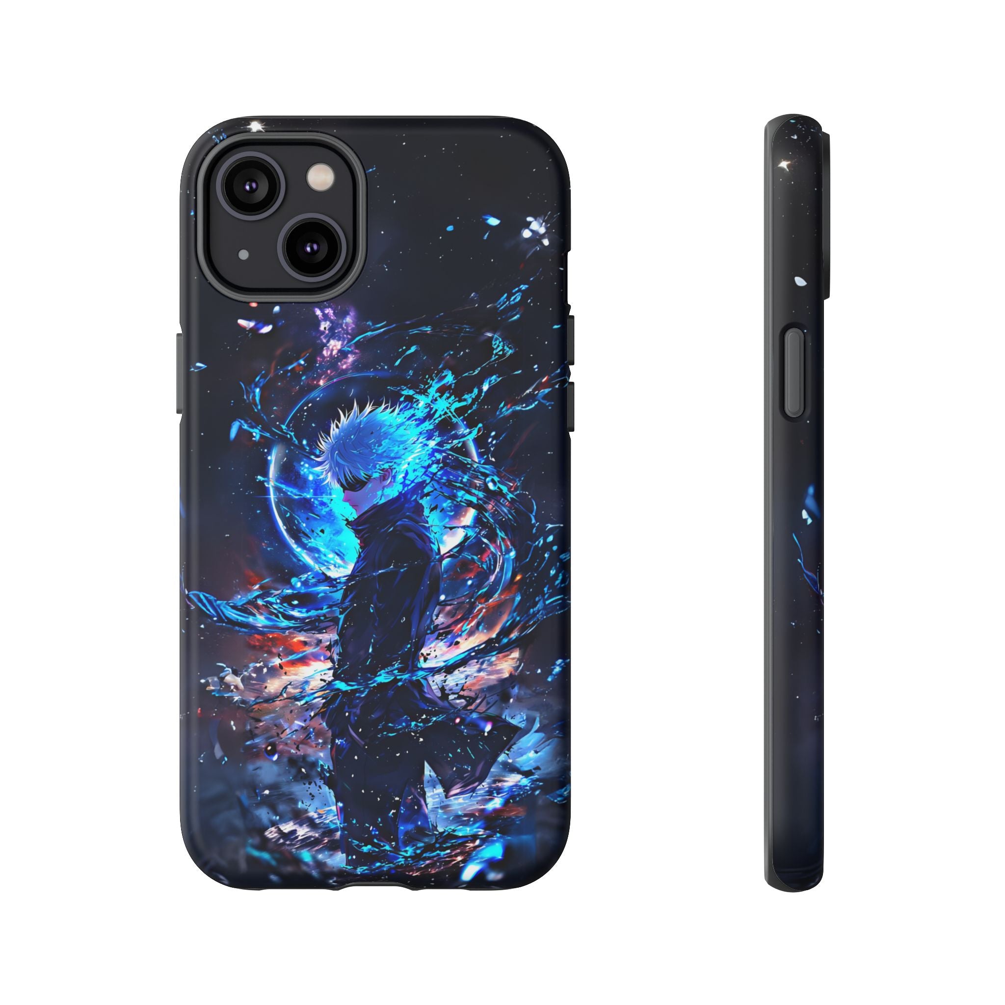 Anime Tough Phone Case – Gojou Satoru Design for iPhone, Samsung, and Google Pixel