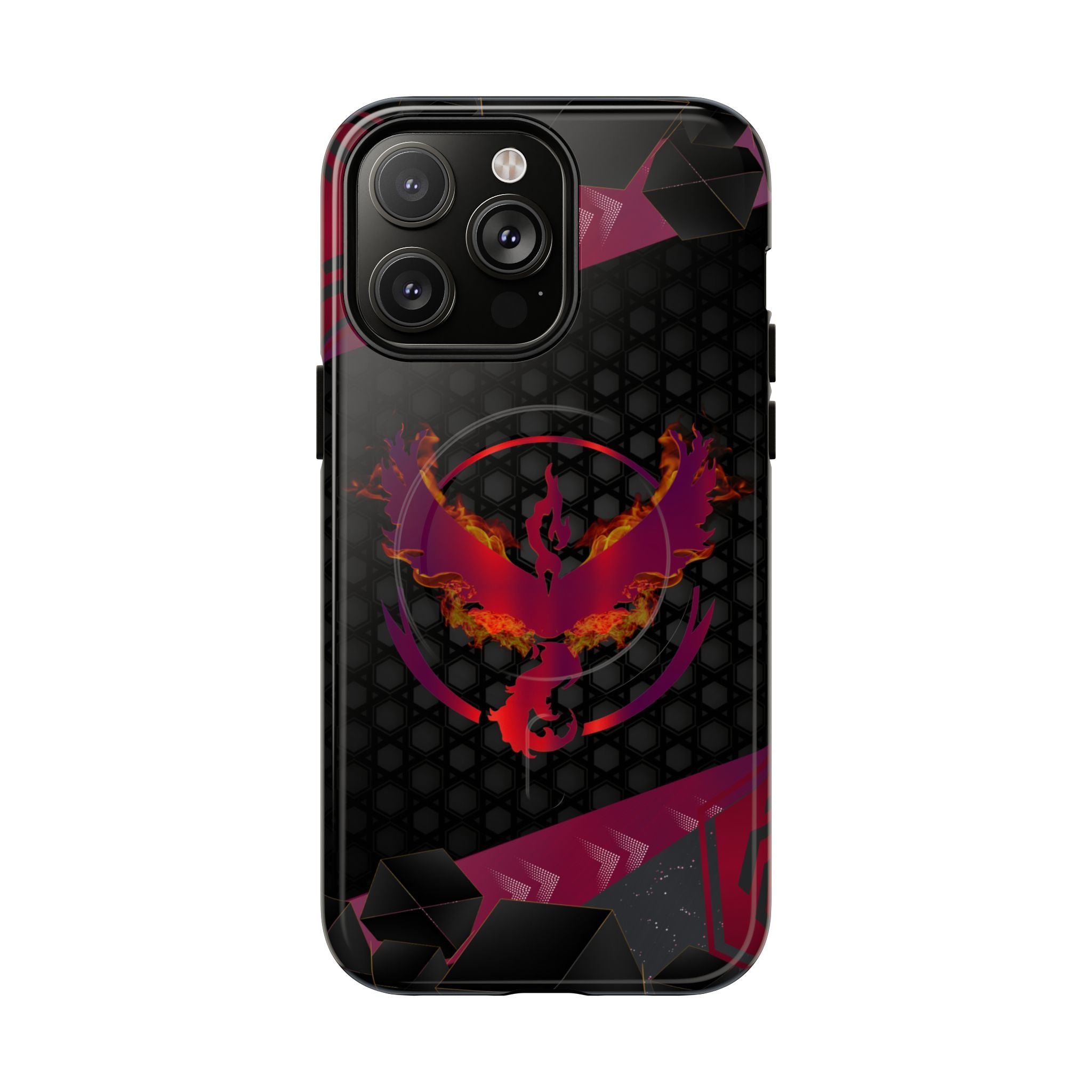Pokémon Phone Case – Team Valor Tough MagSafe for iPhone 15, 16, 17 | Dual-Layer Armor + Magnetic Charging