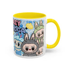 Lazy Yoga Accent Coffee Mug - Cute Animal Design 11oz & 15oz