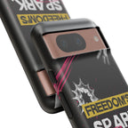 Tough Cases - Freedom's Spark Motivationsl Themed Phone Protection for iPhone, Samsung, and Google Pixel (Matte/Glossy)