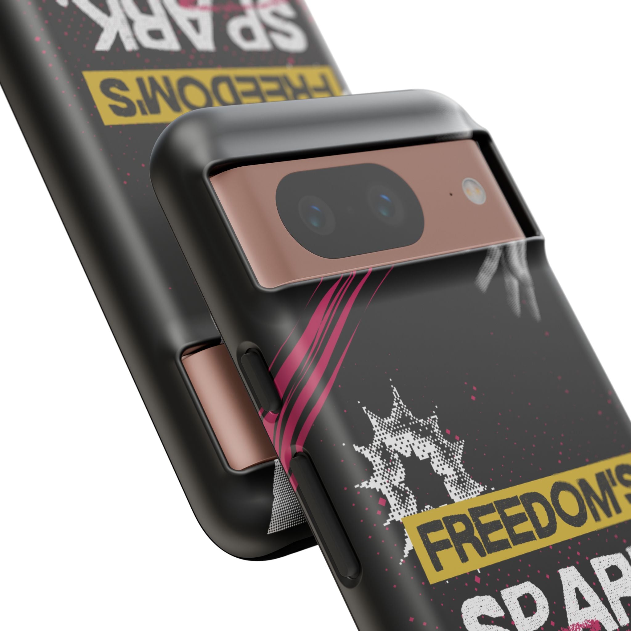 Tough Cases - Freedom's Spark Motivationsl Themed Phone Protection for iPhone, Samsung, and Google Pixel (Matte/Glossy)