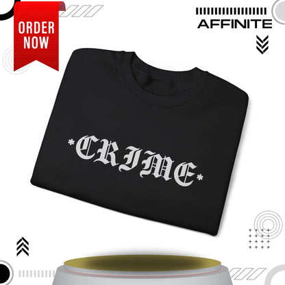 Sweatshirt CRIME Graphic Sweatshirt - Unisex Heavy Blend Crewneck (Cotton/Polyester)