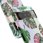 Tough Cases - Monstera Leaf Themed Phone Protection for iPhone, Samsung, and Google Pixel (Matte/Glossy)
