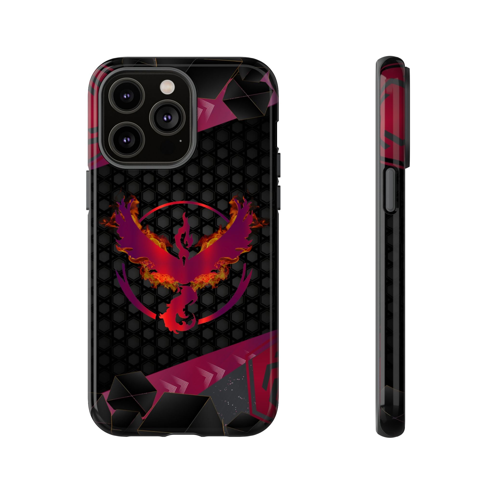 Pokémon Phone Case – Team Valor Tough & Rugged Dual-Layer Protection for iPhone, Samsung, Pixel | Wireless Charging Ready