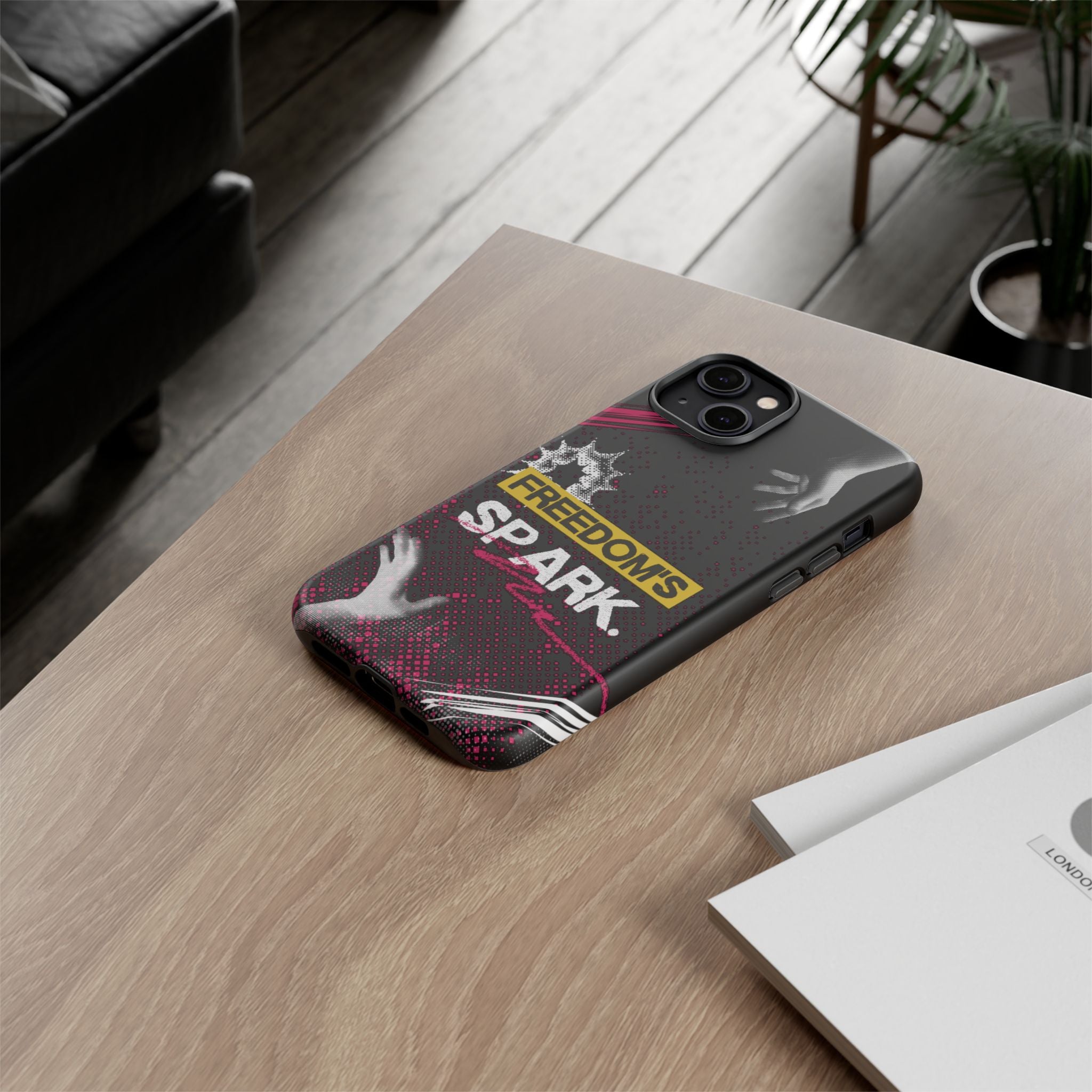 Tough Cases - Freedom's Spark Motivationsl Themed Phone Protection for iPhone, Samsung, and Google Pixel (Matte/Glossy)